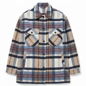 ZARA Plaid Flannel Shacket – Size Large